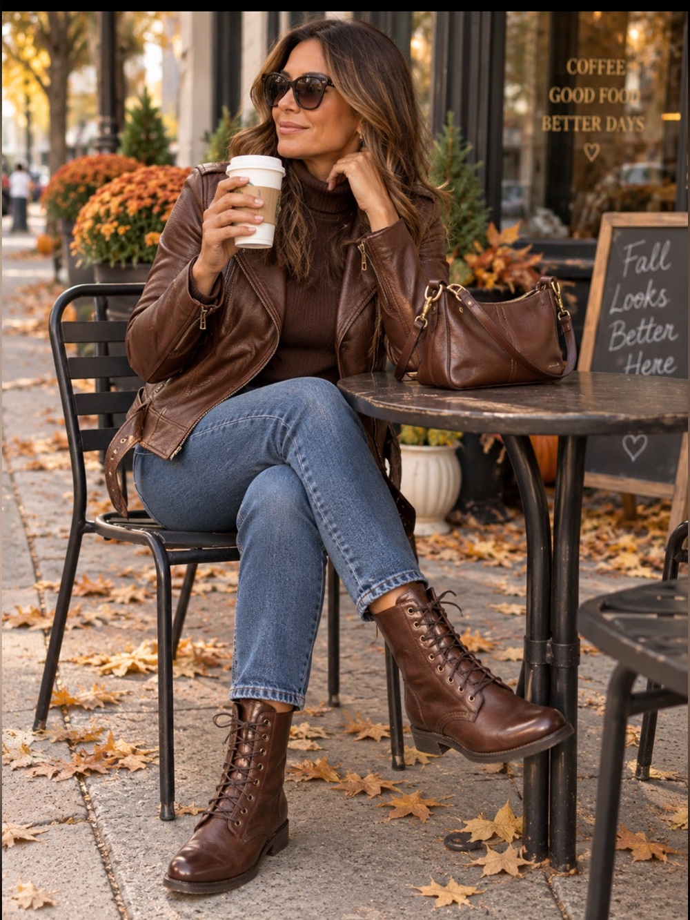 FRYE BOOTS premium Brown Leather Lace-Up celebrity famous boots! Size 8.5
